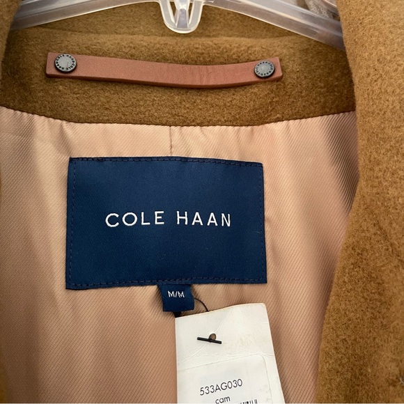 Cole Haan Wool Blend Italian Topcoat Size M - Picture 6 of 11
